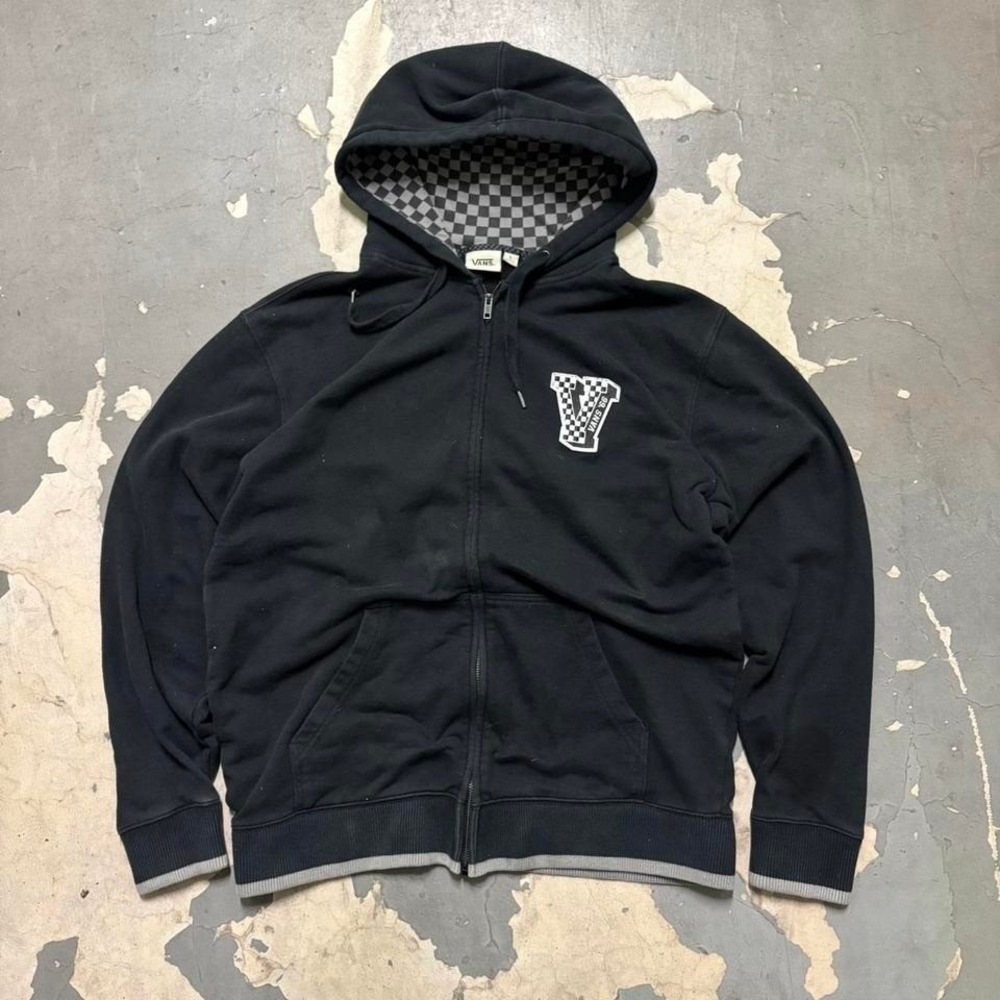 Vintage 90's Y2k Vans Skateboards zip up hoodie